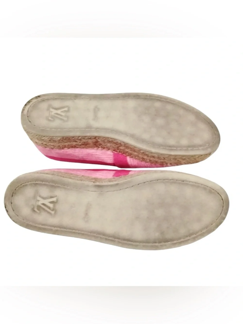 ✨🛍️ Louis Vuitton Pink Denim Shore Postcard Espadrilles - Size 36 - Picture 5 of 7